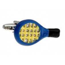 Hand Painted Tennis Racket Cufflinks