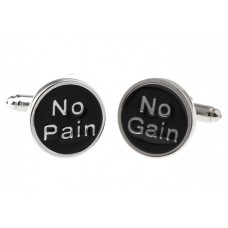 No Pain No Gain Cufflinks
