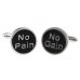 No Pain No Gain Cufflinks