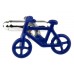 Blue Bicycle Cufflinks Ec-1801bl