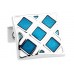 Light Blue  Stoving Varnish Cufflinks 155926