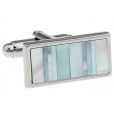 Blue And White Shell Cufflinks 150956