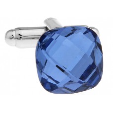 Light Blue Glass Cufflinks 168450