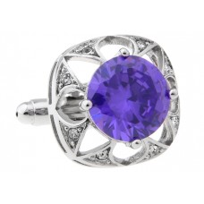 Purple Zirconia Cufflinks 163951