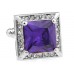 Purple Zirconia Cufflinks 164122