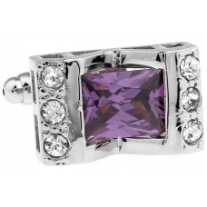 Purple Zirconia Cufflinks 164307