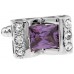Purple Zirconia Cufflinks 164307