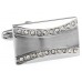 Silver And White Rhinestone Cufflinks 158108