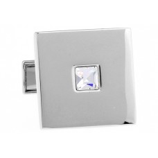White Rhinestone Cufflinks 156763 White Rhinestone Cufflinks 156763