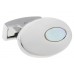Oval Light Blue Shell Cufflinks 164036