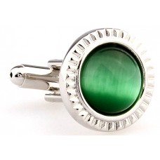 Green Opal Glass Cufflinks 166548