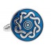 Aztec Blue Stoving Varnish Cufflinks 162519
