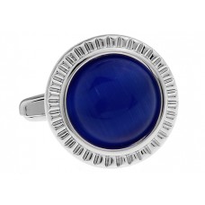 Blue Opal Glass Cufflinks 166550