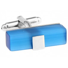 Light Blue Block Cufflinks