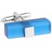 Light Blue Block Cufflinks