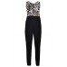 Leopard Print Bandeau Jumpsuit