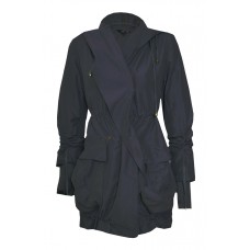 Hooded Drawstring Parka Jacket