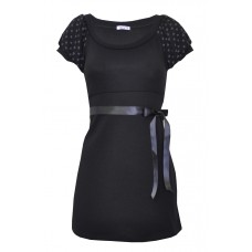 Heart Print Ribbon Dress