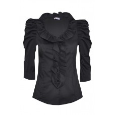 Puff Shoulder Frill Shirt
