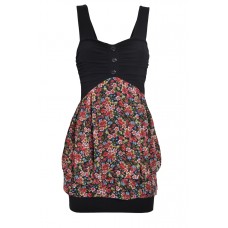 Floral Print Frill Dress