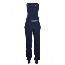 Bandeau Military Jumpsuit