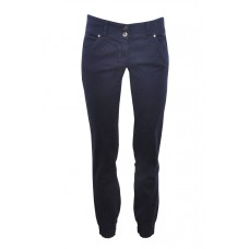 Skinny Ruched Ankle Trousers