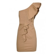 Tfnc Jolly One Shoulder Frill Dress