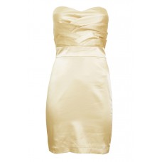 Pleated Silk Bandeau Dress Pleated Silk Bandeau Dress
