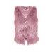 Faux Fur Pom-pom Gilet