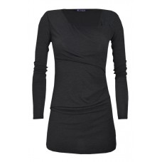Ruched Side Long Sleeve Top
