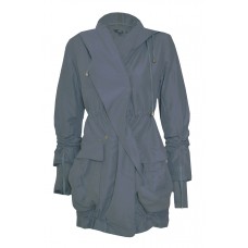 Hooded Drawstring Parka Jacket