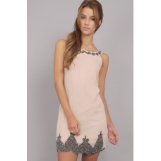 Tfnc Nora Embellished Border Dress Tfnc Nora Embellished Border Dress