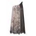One Shoulder Print Chiffon Dress