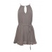 Keyhole Pleat Tie Dress