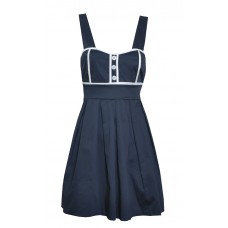 Button Detail Tea Dress