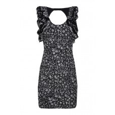 Frill Detail Floral Dress