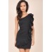 Tfnc One Shoulder Ruffle Dress