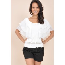 Tfnc Tiered Frill Sleeve Top
