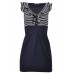 Striped Top Ruffle Dress