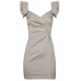 Tfnc Frill Shoulder Structured Dress