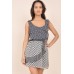 Tfnc Polka Dot Frill Chiffon Dress