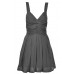 Ruched Waist Pleat Dress