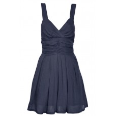 Ruched Waist Pleat Dress