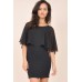 Tfnc Chiffon Cape Dress