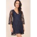 Tfnc Crochet Flare Mini Dress