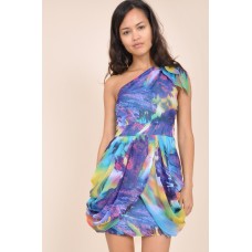 Tfnc Natalie Tropical Print Dress