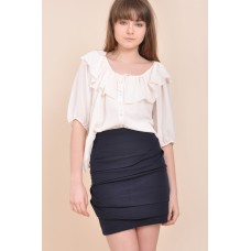 Tfnc Pleat Stretch Bodycon Skirt