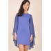 Tfnc Chiffon Cape Sleeve Dress