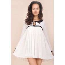 Tfnc Keeley Contrast Pleat Dress