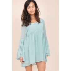 Tfnc Gemma Drape Chiffon Dress